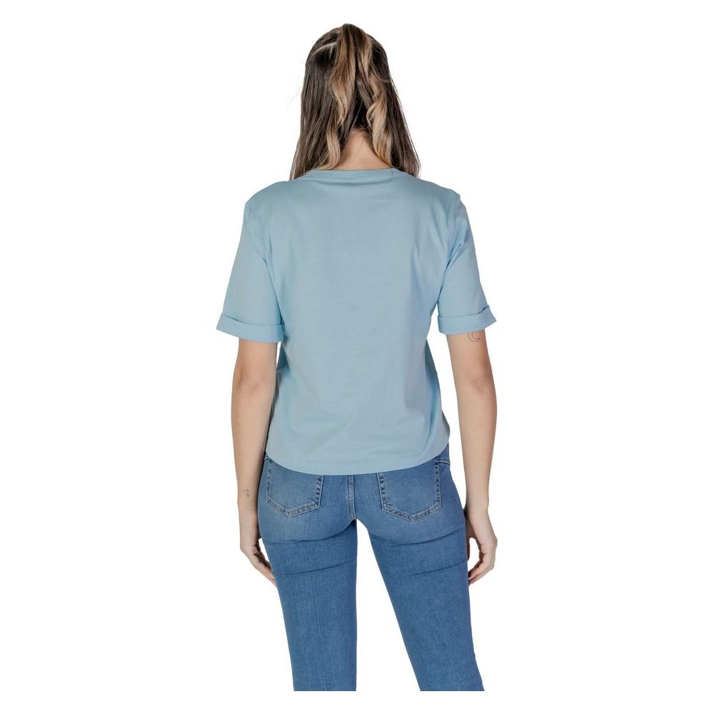 Liu Jo Blue Cotton Tops & T-Shirt