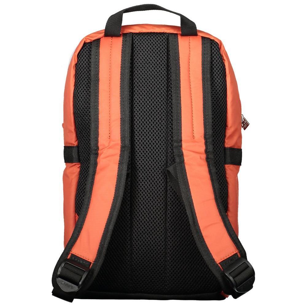 K-WAY Red Polyamide Men Backpack KW-34785