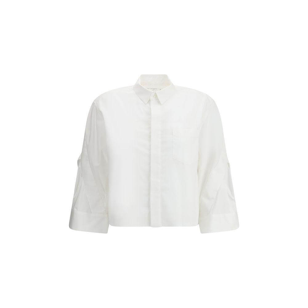 Sacai Three-quarter sleeve Shirt Sacai Beige
