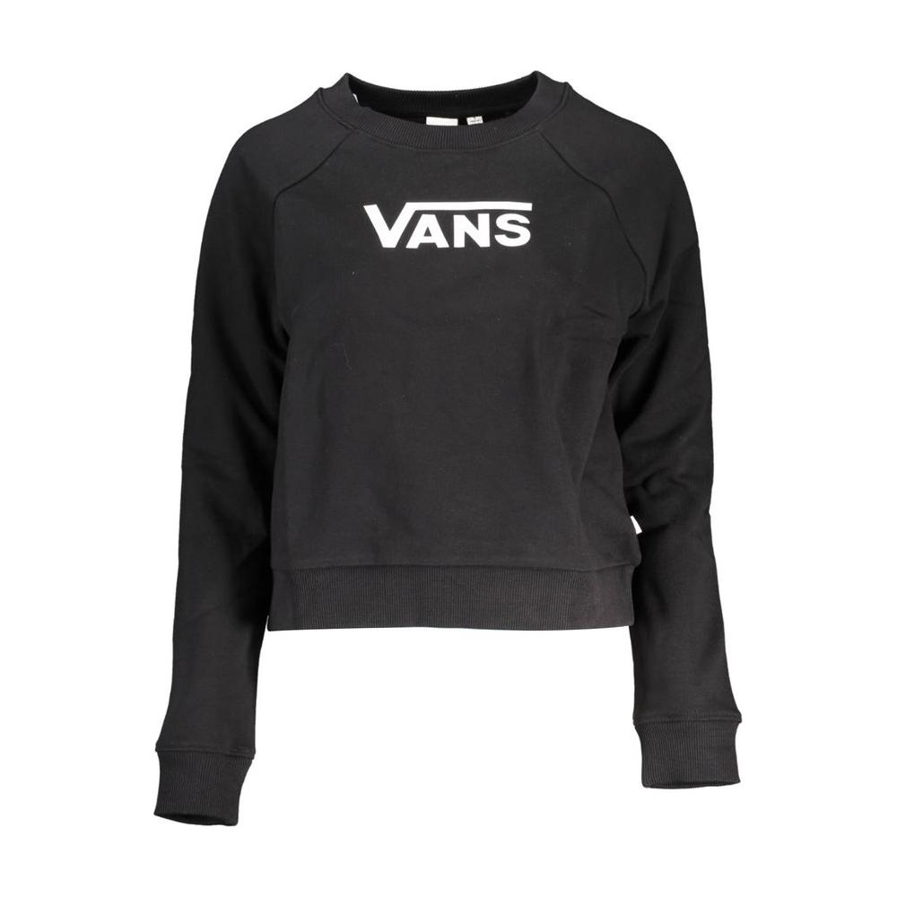 Vans Black Cotton Women Sweater Vans Dark Slate Gray