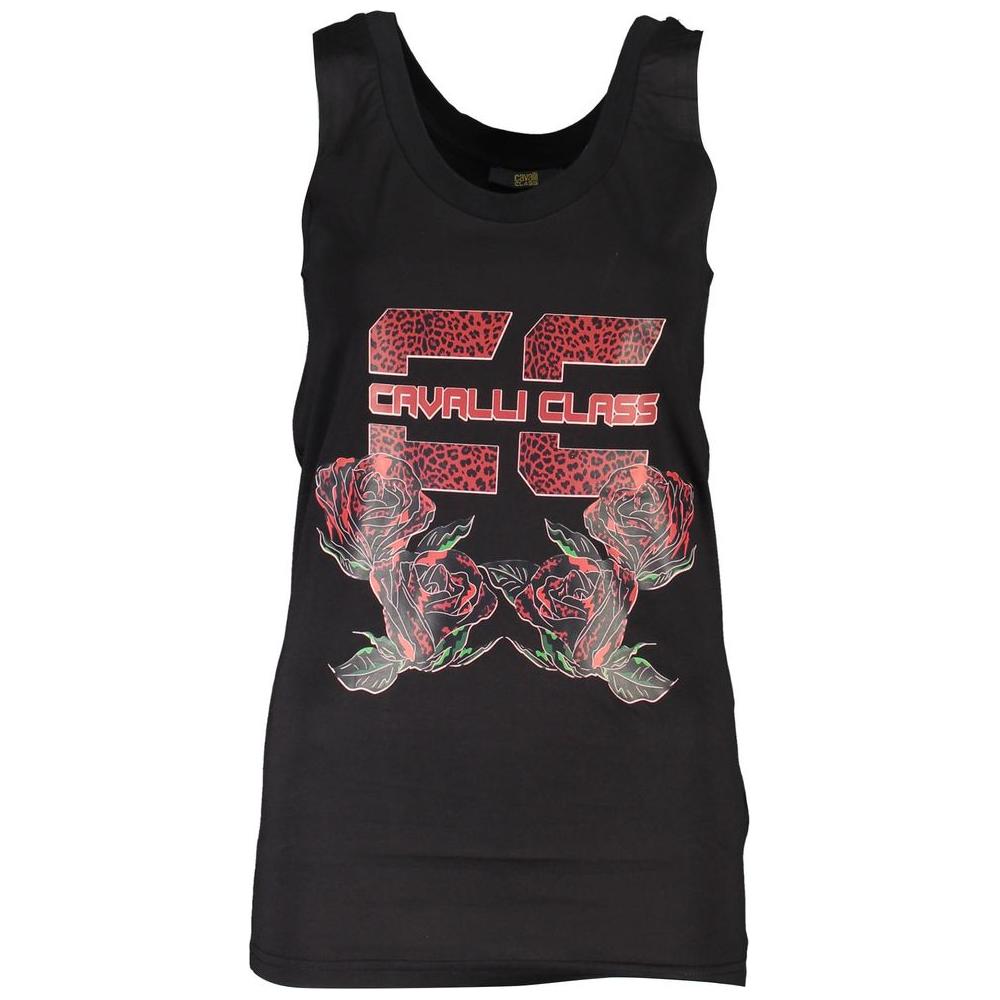 Cavalli Class Black Cotton Women Top