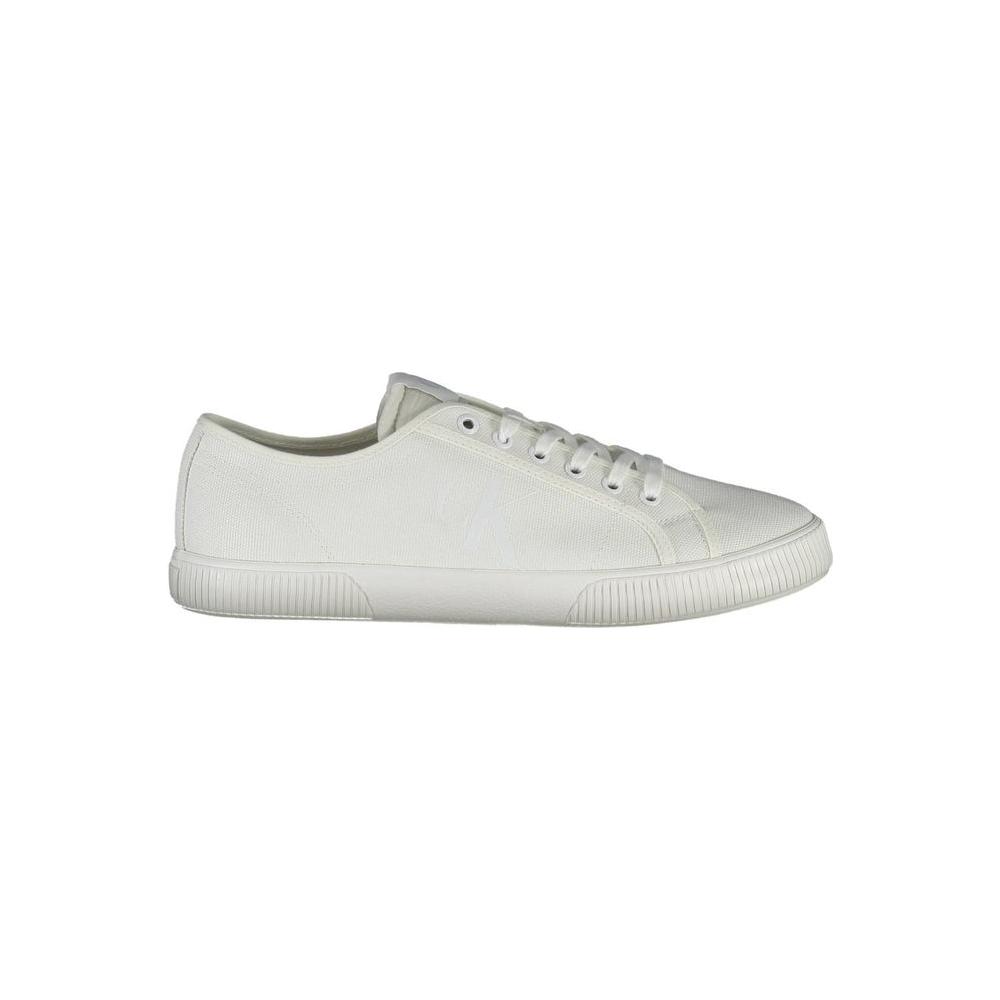 Calvin Klein White Polyester Men Sneaker