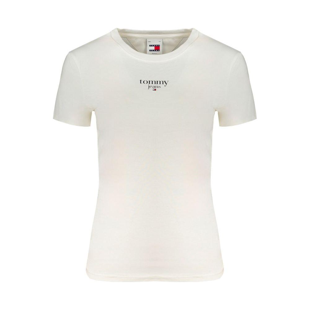 Tommy Hilfiger White Cotton Tops & T-Shirt