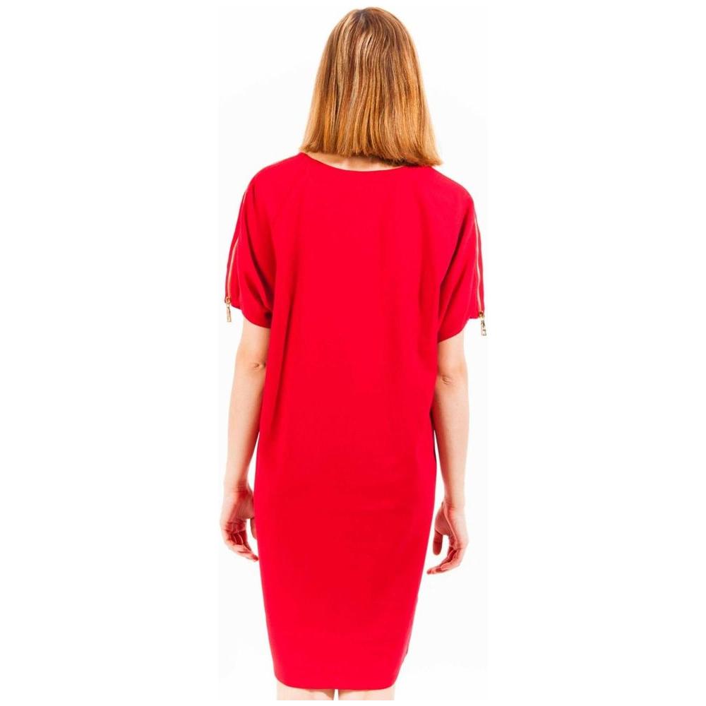 Love Moschino "Red Viscose Women Dress"