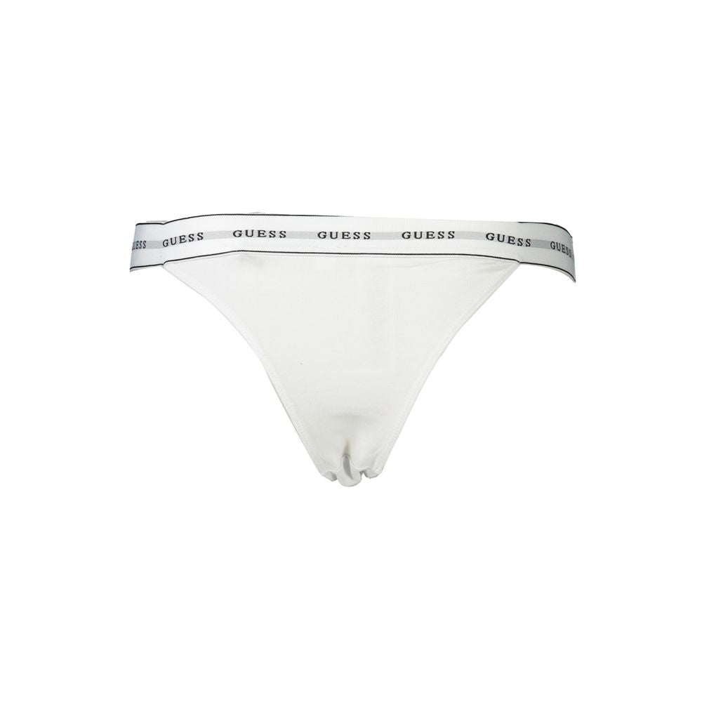 Guess Jeans White Cotton Women Thong