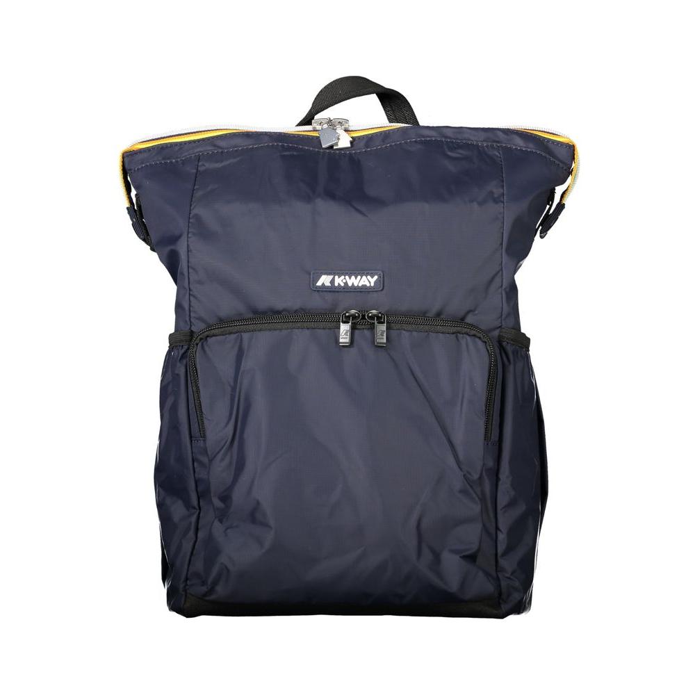K-WAY Blue Polyamide Men Backpack