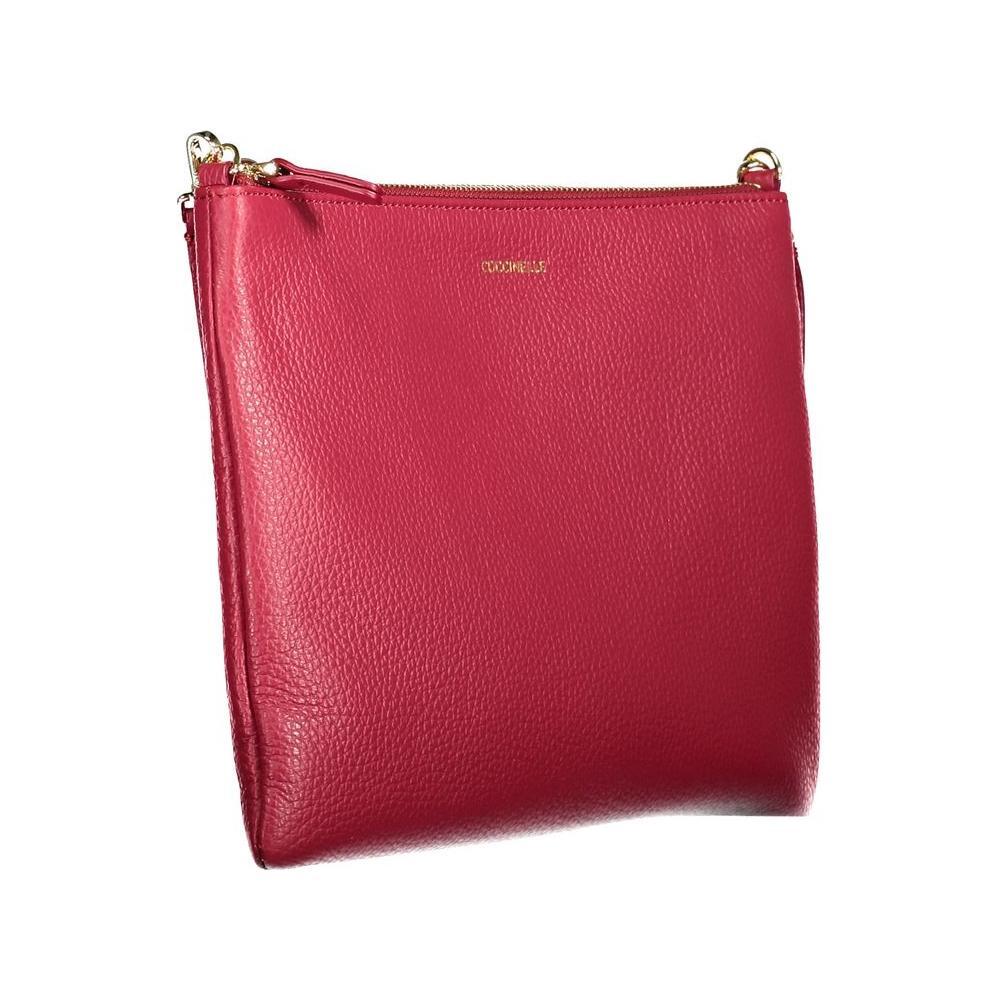 Coccinelle Red Leather Handbag CO-35666