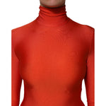 Dolce & Gabbana Red Nylon Turtleneck Bodycon Jumpsuit Dress DR81736-40