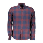 North Sails Red Cotton Men Shirt NO-23729-L