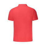 North Sails Red Cotton Men Polo Shirt NO-34368-S