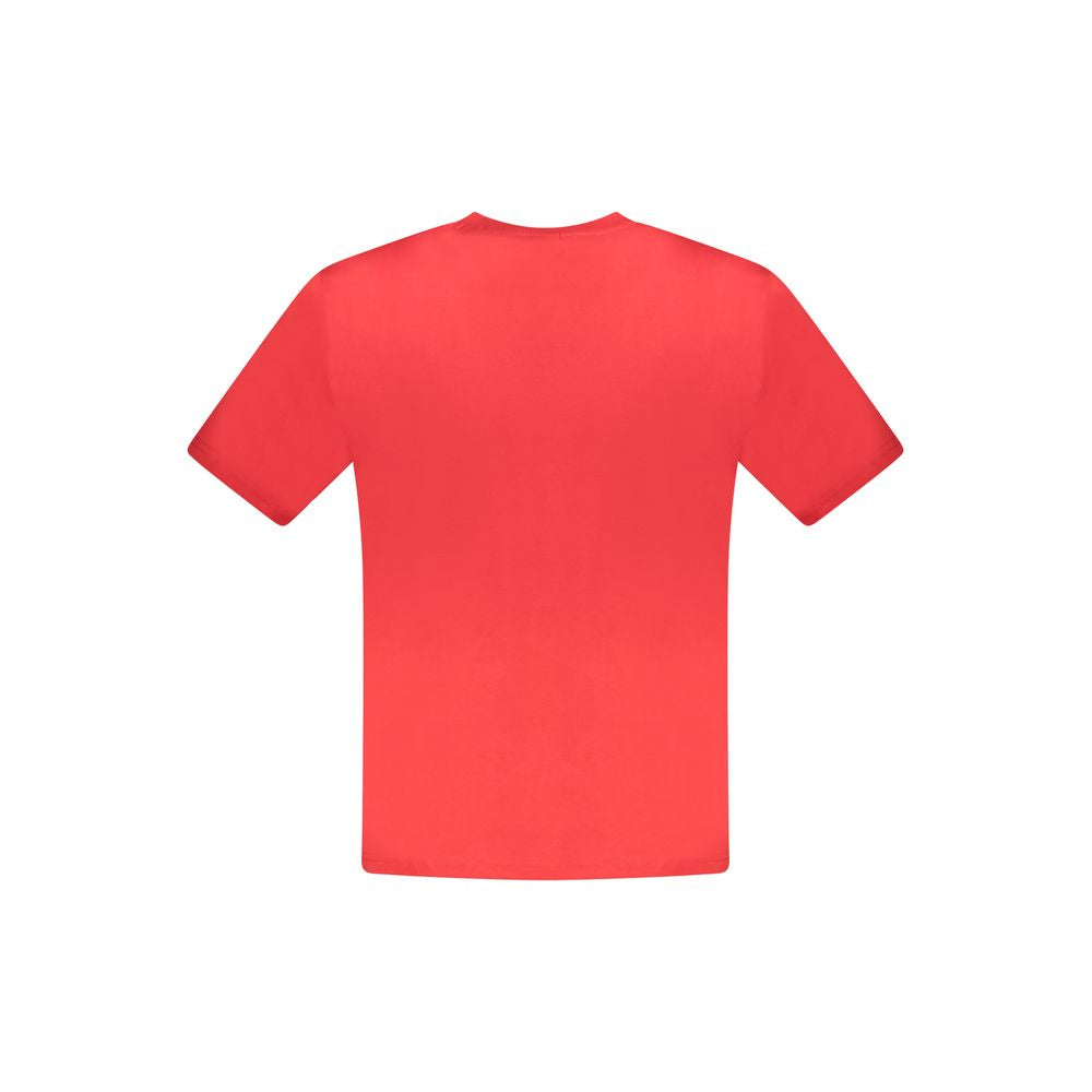 North Sails Red Cotton Men T-Shirt NO-33768-S