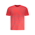 North Sails Red Cotton Men T-Shirt NO-35046-S