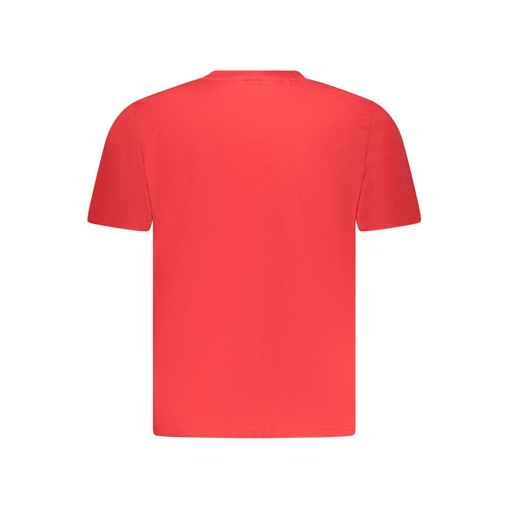 North Sails Red Cotton Men T-Shirt NO-35046-S