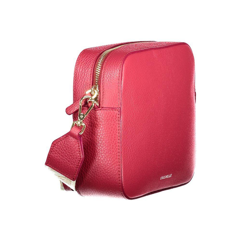 Coccinelle Red Leather Women Handbag CO-35343