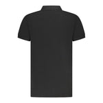 Cavalli Class Black Cotton Men Polo Shirt CA-36633-M