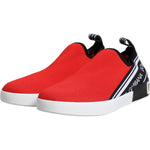 Dolce & Gabbana Red Logo Low Top Slip On Men Sneakers Shoes MV7290-40