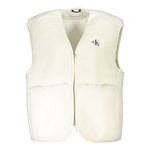 Calvin Klein White Polyester Jackets & Coat CA-25237-XS