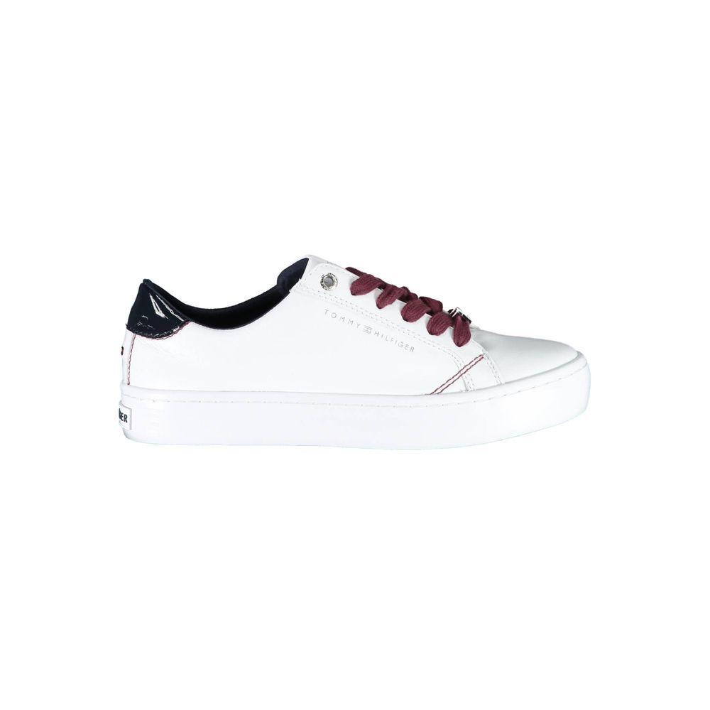 Tommy Hilfiger White Leather Sneaker TO-3302-EU40/US10