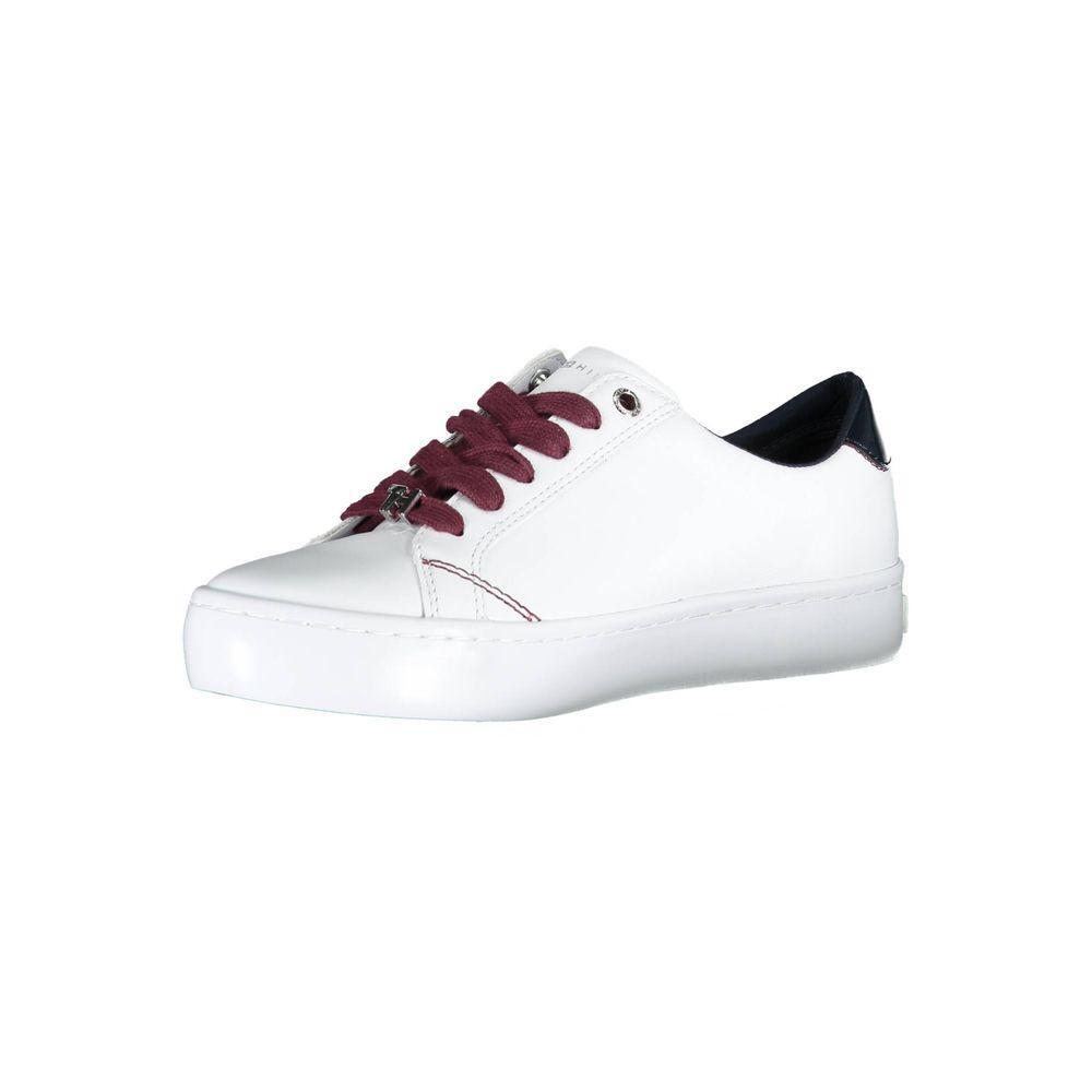 Tommy Hilfiger White Leather Sneaker TO-3302-EU40/US10