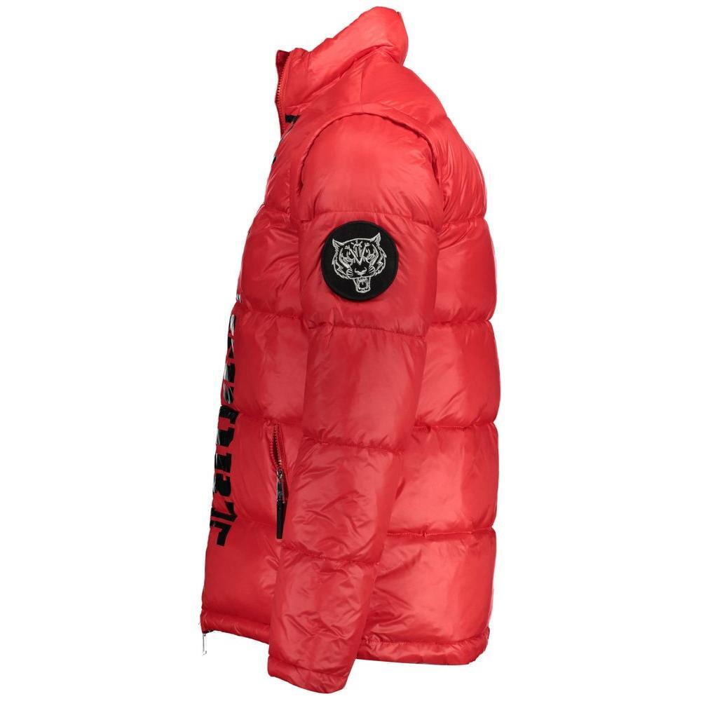 Plein Sport Red Polyamide Jacket PL-10719-IT50 | L