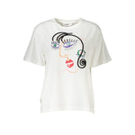 Desigual White Cotton Tops & T-Shirt DE-18769-XL