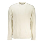 Calvin Klein White Cotton Sweater CA-25451-M