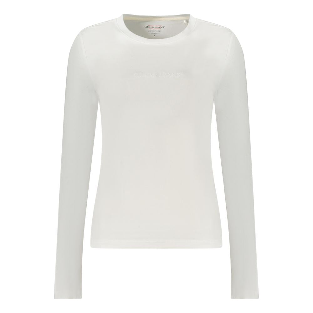 Guess Jeans White Cotton Tops & T-Shirt GU-35124-S