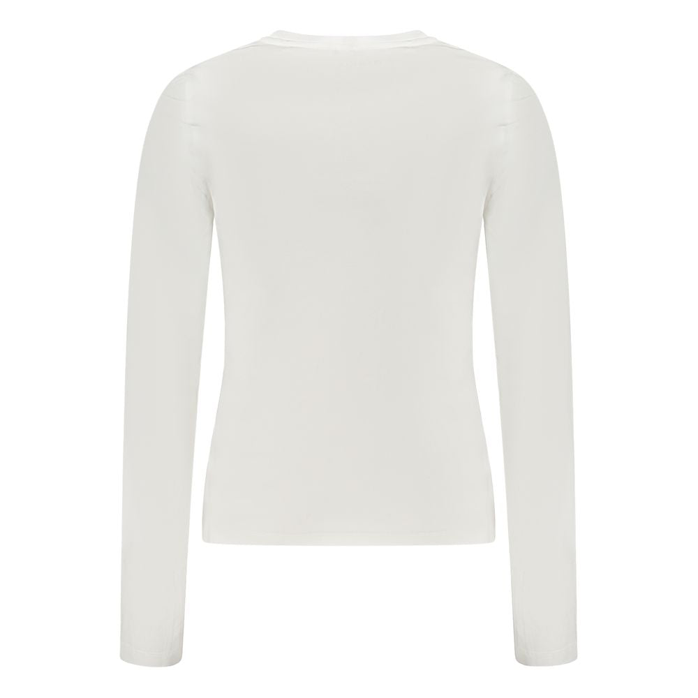Guess Jeans White Cotton Tops & T-Shirt GU-35124-S