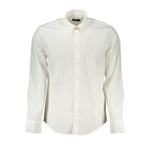 North Sails White Cotton Shirt NO-23733-XL