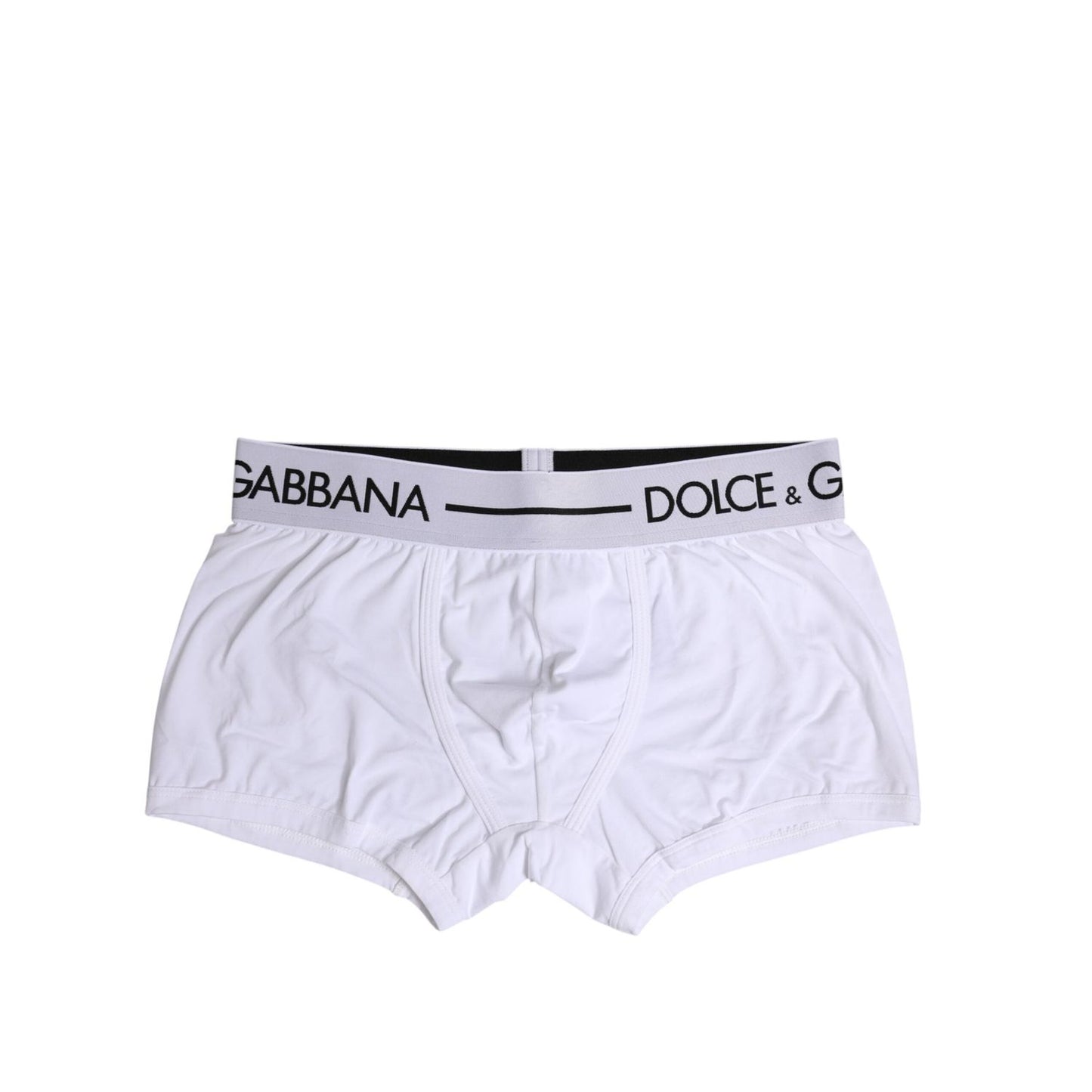 Dolce & Gabbana White Cotton Stretch Regular Boxer Underwear BIK1738-4