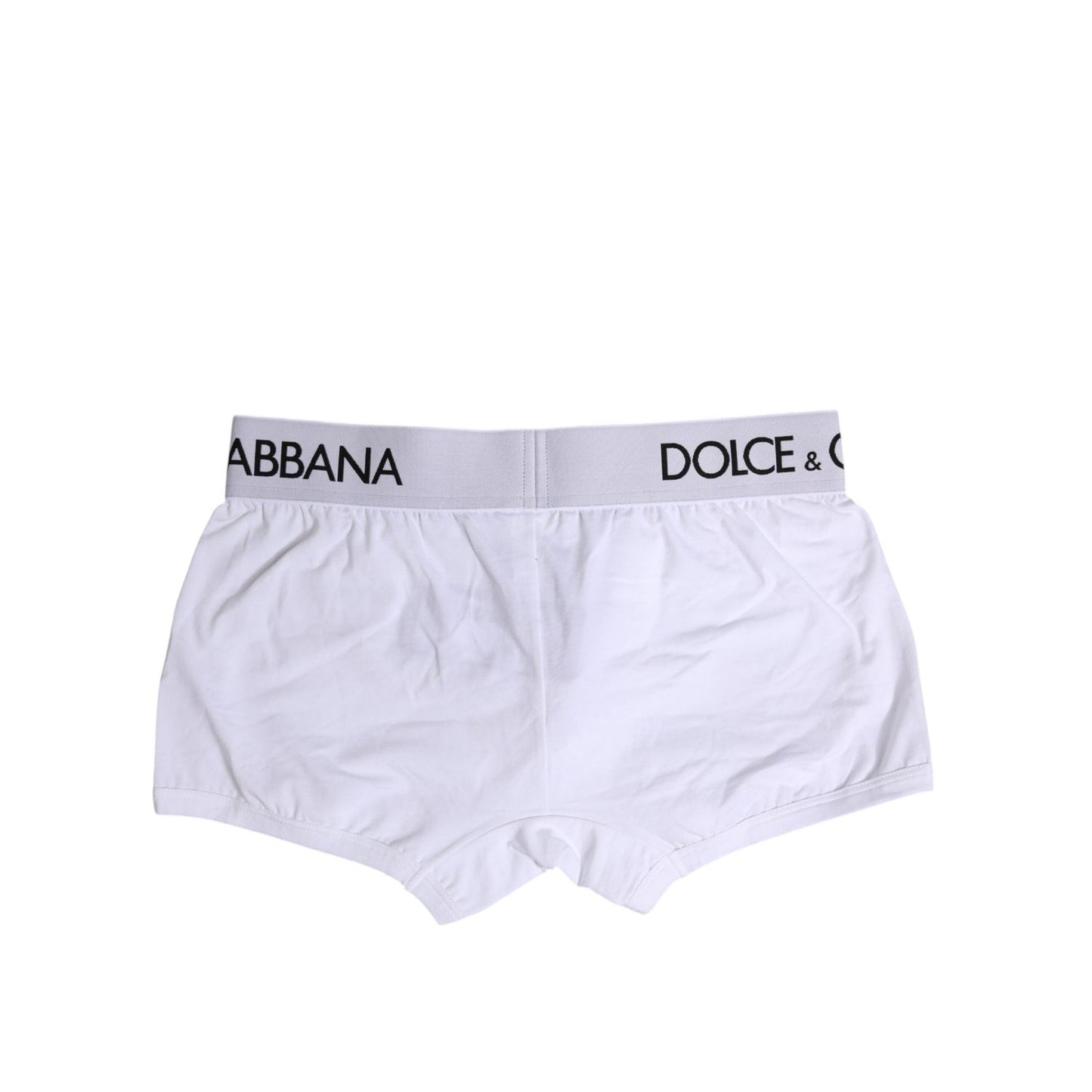 Dolce & Gabbana White Cotton Stretch Regular Boxer Underwear BIK1738-4