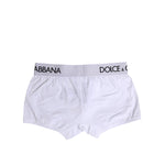 Dolce & Gabbana White Cotton Stretch Regular Boxer Underwear BIK1738-4