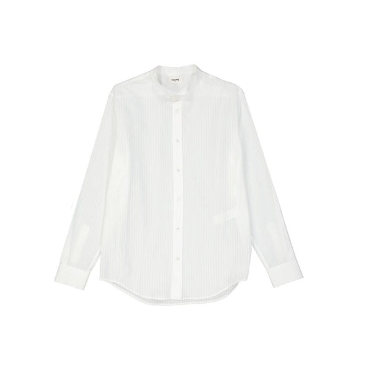 Celine White Cotton Dress Shirt