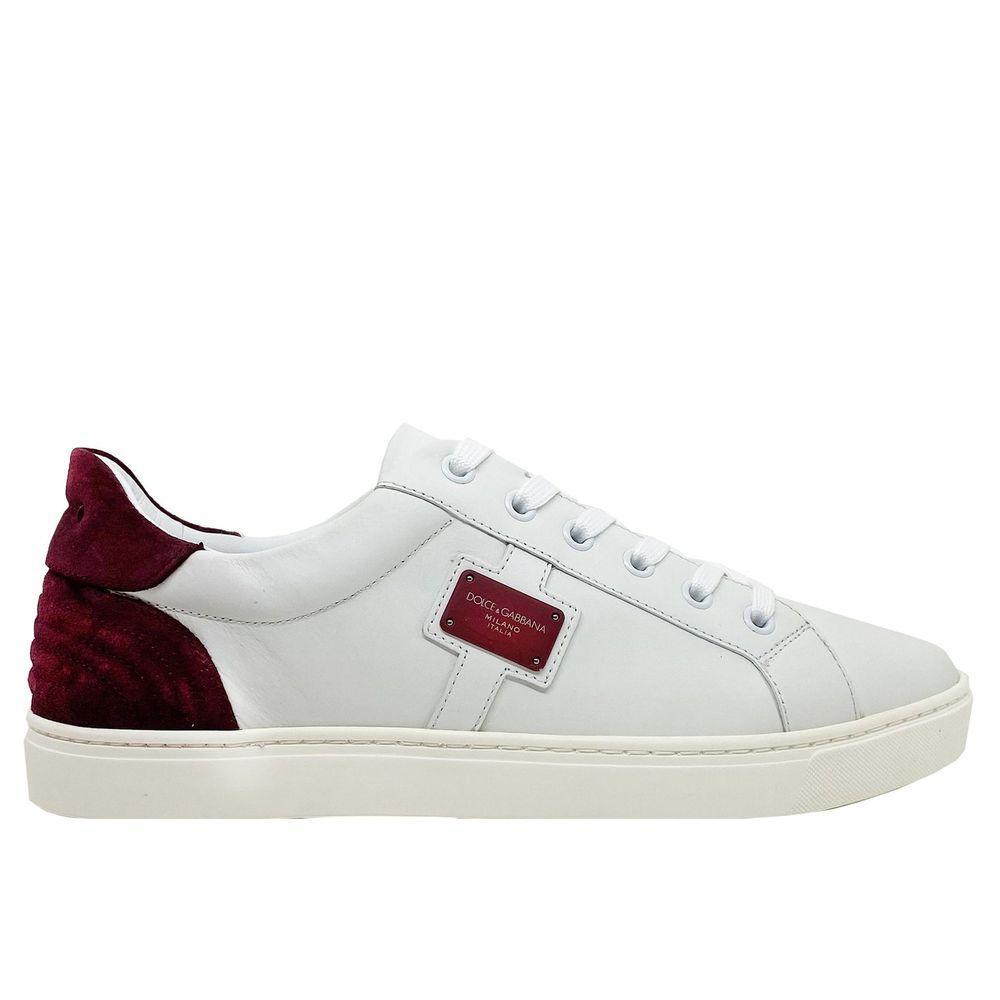 Dolce & Gabbana Logo Leather Sneakers DO-8736354828500-EU40/US7