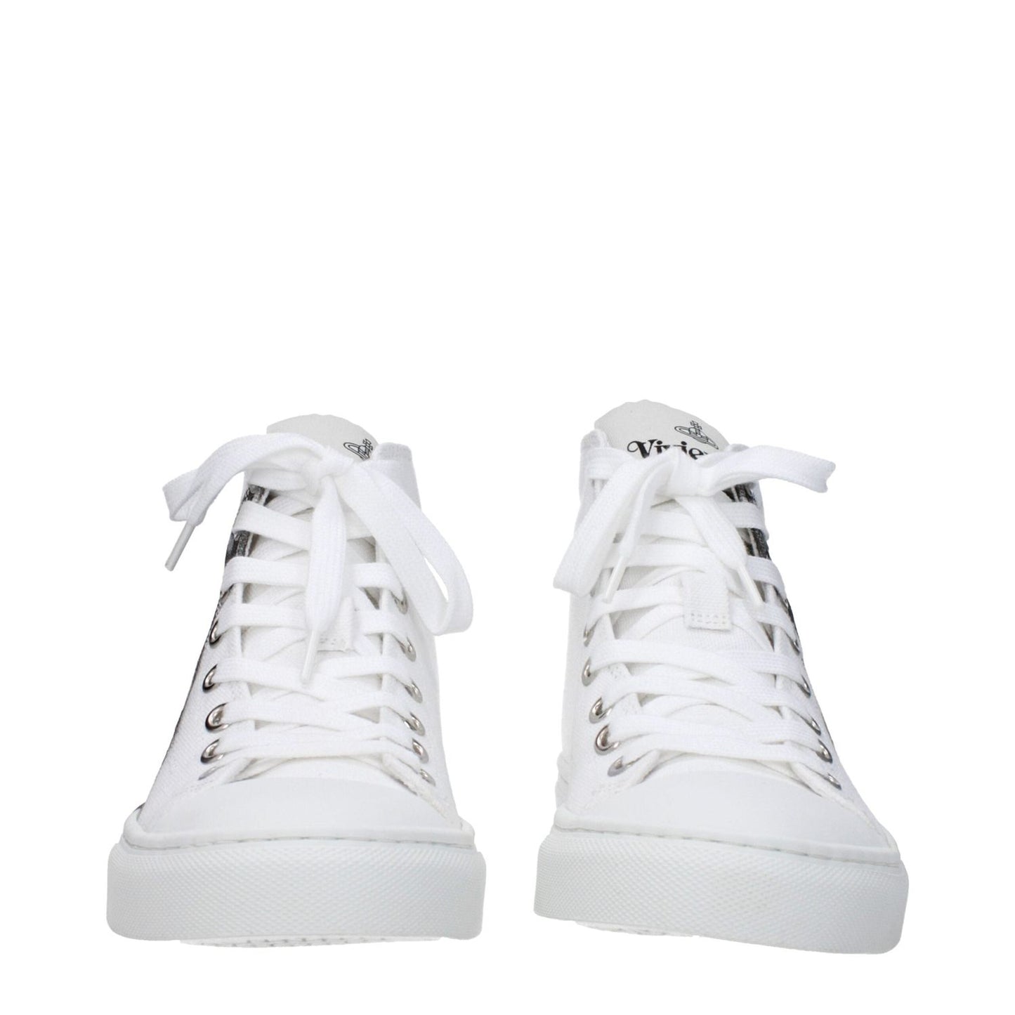 Vivienne Westwood White Fabric High Tops VI-9365449703689-EU36/US6