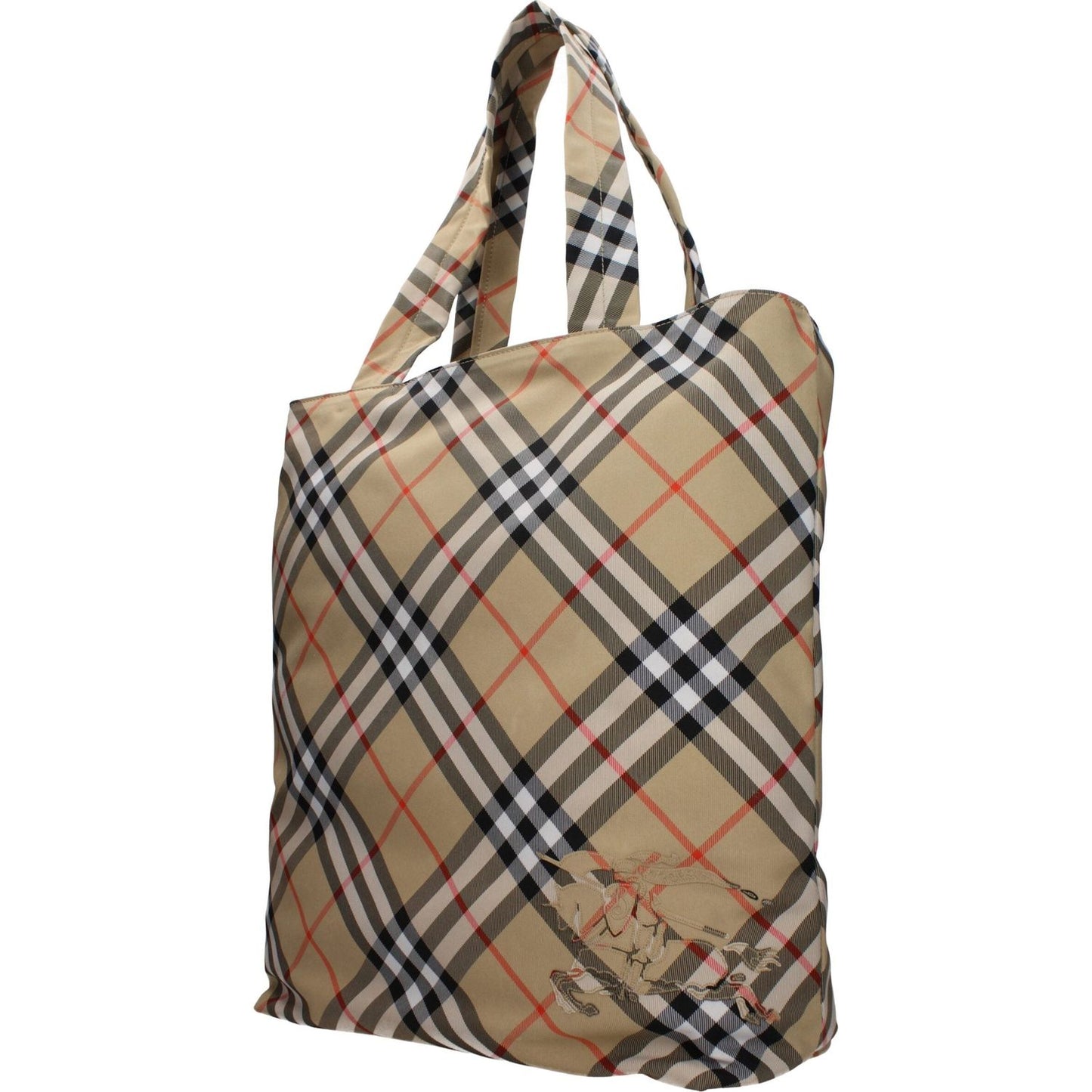 Burberry Beige Fabric Men Shoulder Bags