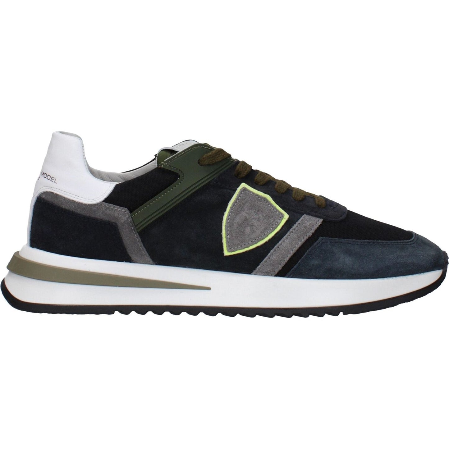 Philippe Model Blue Leather Low Tops