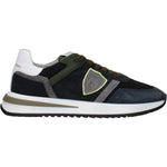 Philippe Model Blue Leather Low Tops
