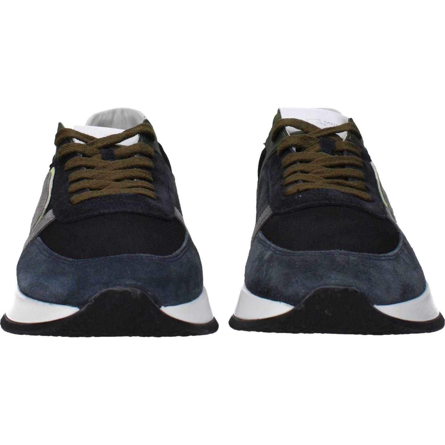 Philippe Model Blue Leather Low Tops