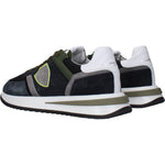 Philippe Model Blue Leather Low Tops