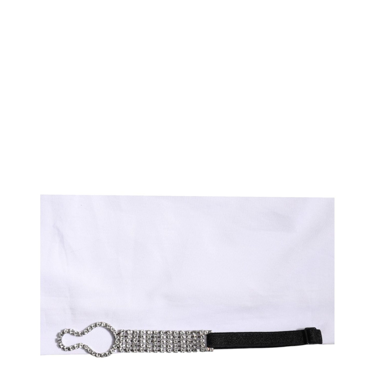 Dolce & Gabbana White Crystal Embellished Collared Shirt Top TSH90653-42