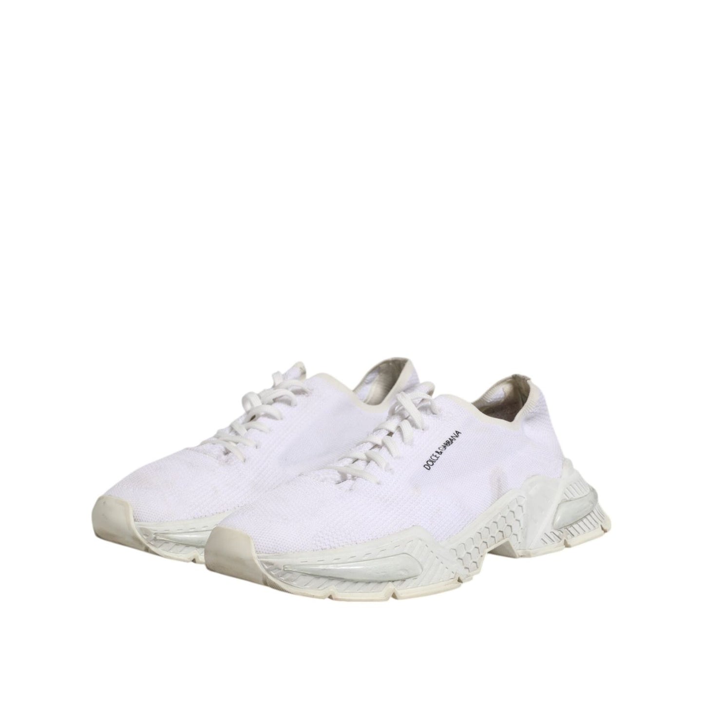 Dolce & Gabbana White Airmaster Low Top Men Sneakers Shoes MV7598-44