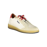 Blauer White Leather Men Sneaker