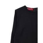 Gucci Black Wool Dress GU-9817676-IT40|S