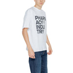 Pharmacy Industry White Cotton T-Shirt PH-15839-M