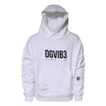 Dolce & Gabbana White DG Vib3 Hooded Men Sweatshirt Sweater TSH90753-48