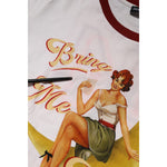 Dolce & Gabbana White Bring Me To The Moon Pin Up T-shirt Top TSH90675-42