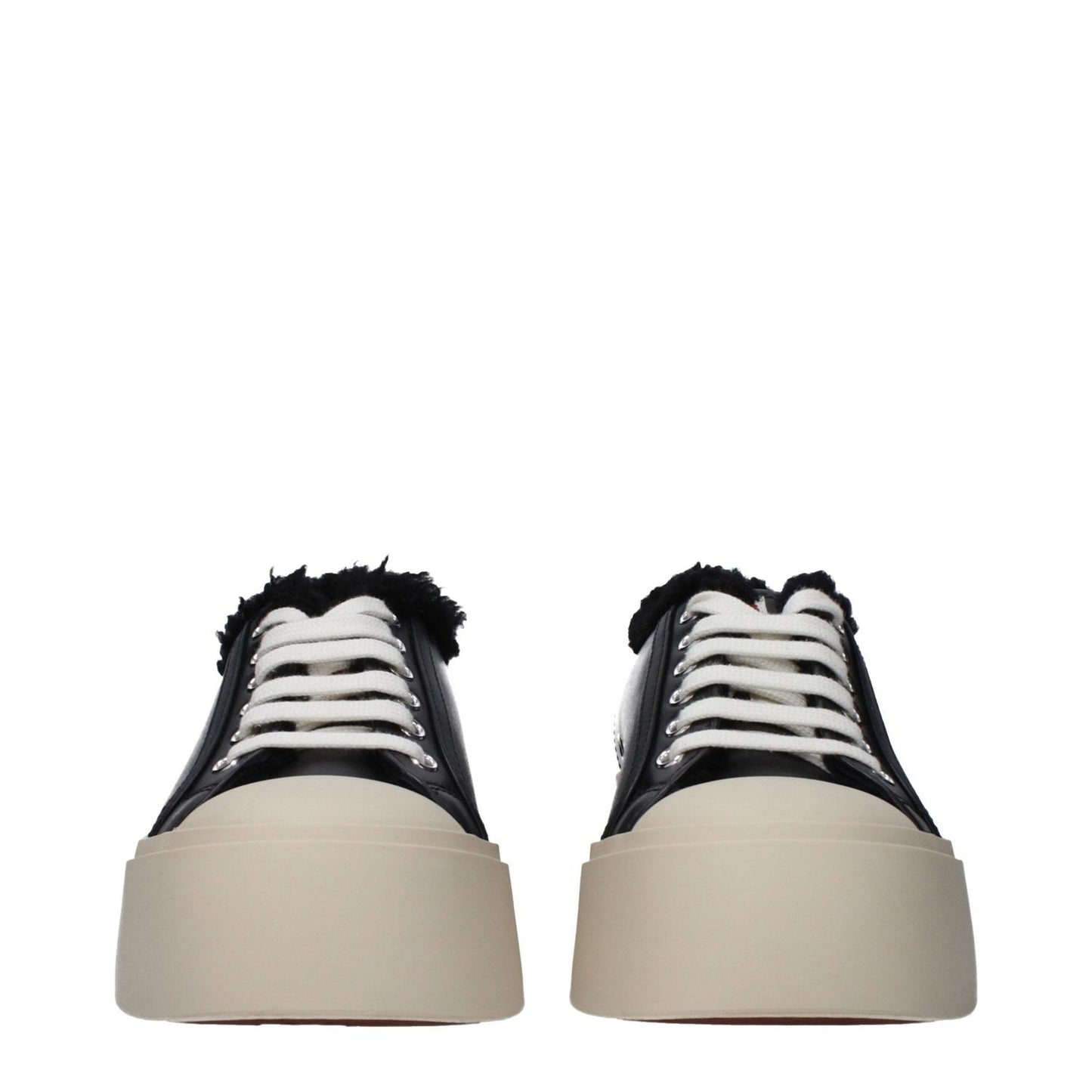 Marni Black Leather Chunky Sneakers MA-9490986074377-EU38/US8