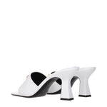 Versace White Leather Stiletto Heels Sandals VE-15234348843273-EU37/US7