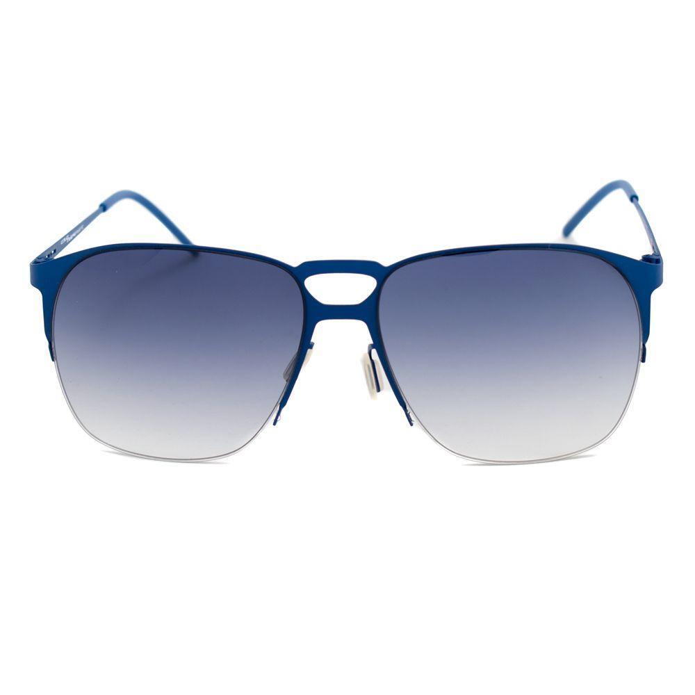 Italia Independent Blue Metal Sunglasses